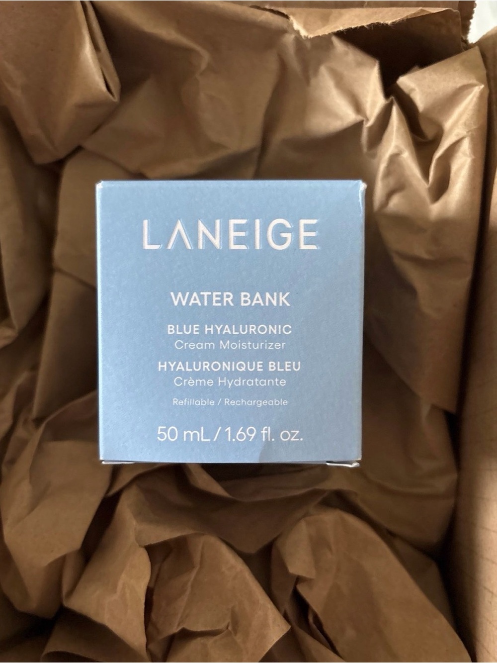 New LANEIGE Water Bank Blue Hyaluronic Cream Moisturizer for Moisture Barrier